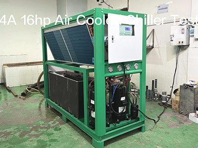R134A 16hp Air Cooled Chiller Testing